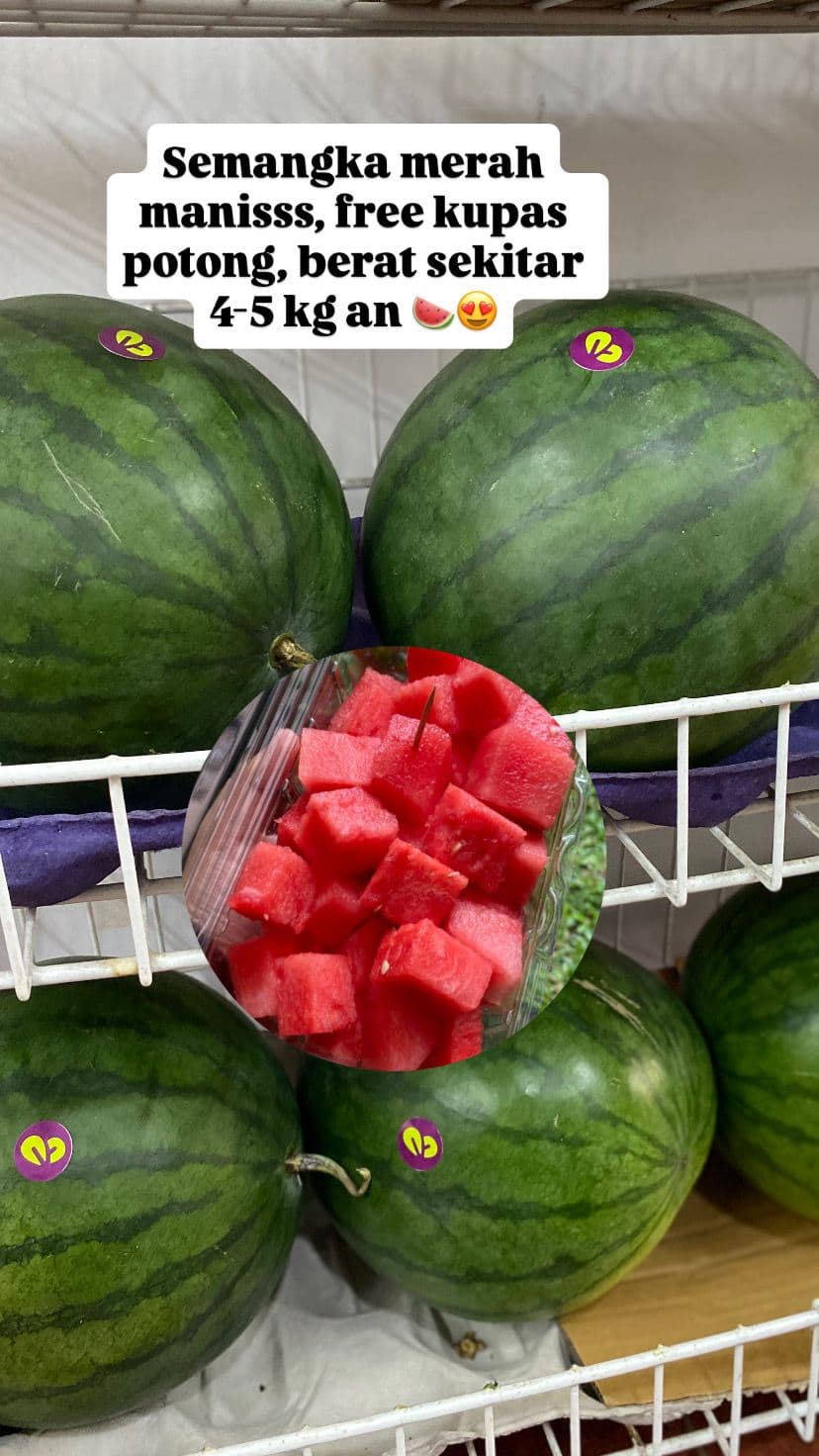 Semangka Merah Seedless