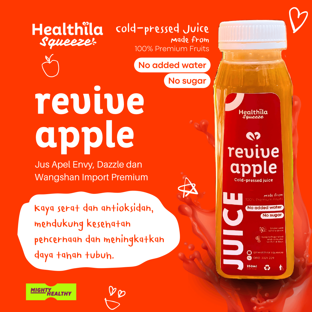 Cold-pressed Juice 250ml - Healthila — Revive Apple