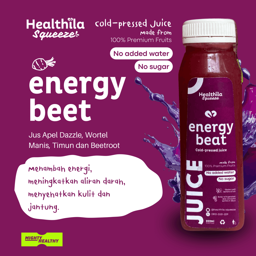Cold-pressed Juice 250ml - Healthila — Energy Beet